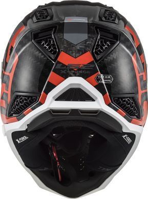 Мотошлем LS2 MX703 C X-Force Barrier Hi-Viz Yellow Red XXXL