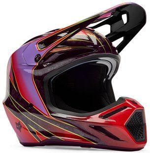 Шолом FOX V3 RS Helmet - CANVAS Red L