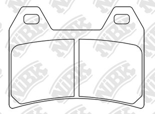 Колодки гальмівні NIBK Pm047