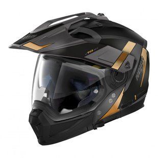 Мотошолом Nolan N70-2 X SKYFALL N-COM Black Gold M