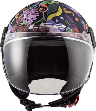 Мотошлем LS2 OF558 Sphere Lux Bloom Blue Pink XS