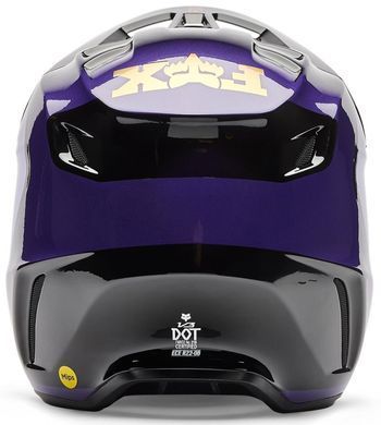 Мотошолом FOX V3 Helmet - DRIP Purple L