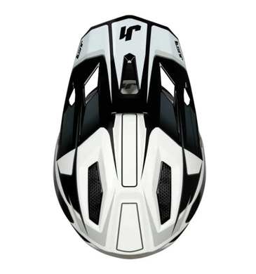 Мотошолом Just1 J40 Speed Black White Gloss S