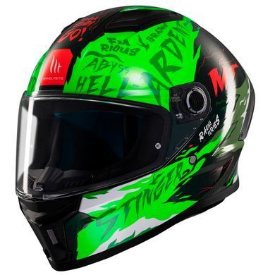Мотошлем MT STINGER 2 Ardent C6 Gloss Green L