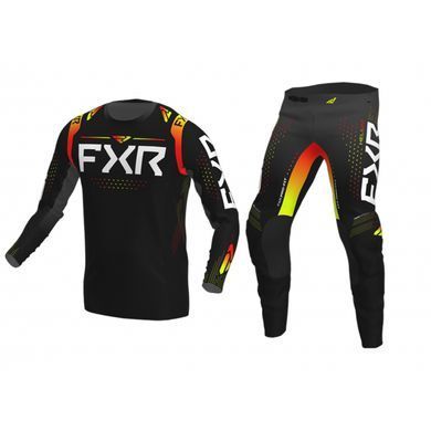 Мотоджерси FXR Helium MX 22-Black/Inferno M