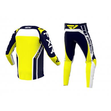 Мотоштаны FXR Clutch Pro MX 22-Midnight/White/Yellow 40