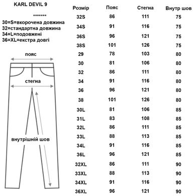 Мотоджинси PandoMoto Karl Devil AA W30-L32