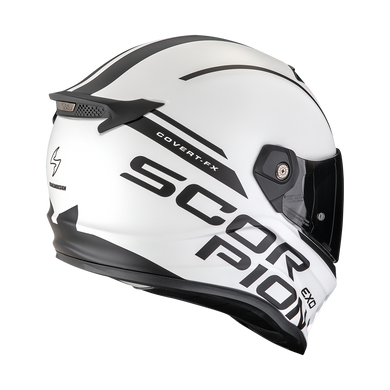 Мотошолом SCORPION COVERT FX DANKO matt pearl white/black XL
