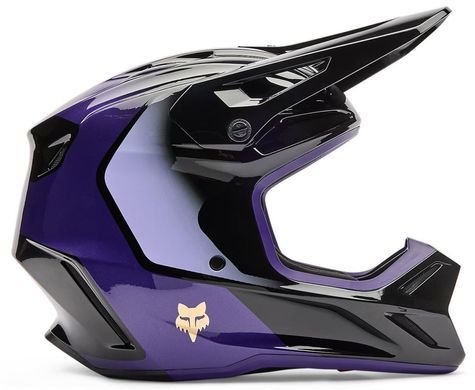 Мотошолом FOX V3 Helmet - DRIP Purple L