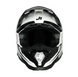 Мотошолом Just1 J40 Speed Black White Gloss S