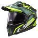 Мотошлем LS2 MX701 Explorer Spire Green Hi-Viz Yellow L