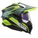 Мотошлем LS2 MX701 Explorer Spire Green Hi-Viz Yellow L