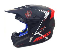 Мотошлем AXXIS WOLF Star Track B5 Matt Fluo Red XS