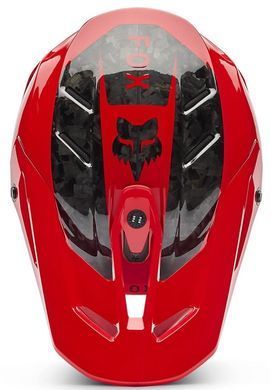 Мотошолом FOX V3 RS Helmet - FRACTURE Flo Red L