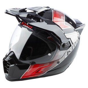 Мотошолом KLIM Krios Pro ECE/DOT LG Spectrum Black - Fiery Red