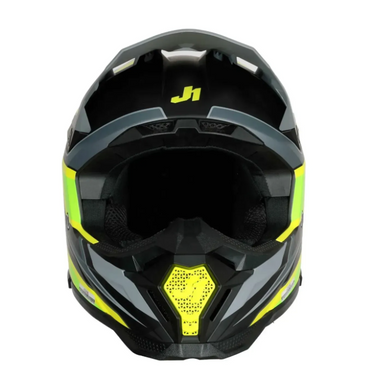Мотошолом Just1 J40 Speed Yellow Fluo-Black S