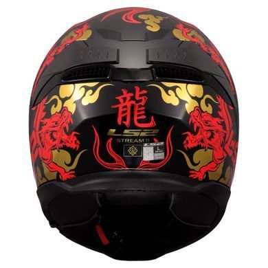 Мотошлем LS2 FF808 Stream 2 Drako Black Red L