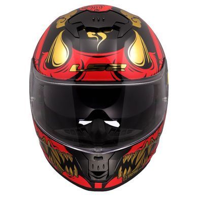 Мотошлем LS2 FF808 Stream 2 Drako Black Red L