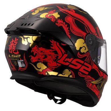 Мотошлем LS2 FF808 Stream 2 Drako Black Red L