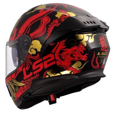 Мотошлем LS2 FF808 Stream 2 Drako Black Red L