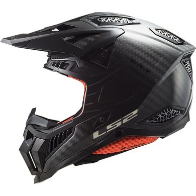 Мотошлем LS2 MX703 C X-Force Gloss Carbon M