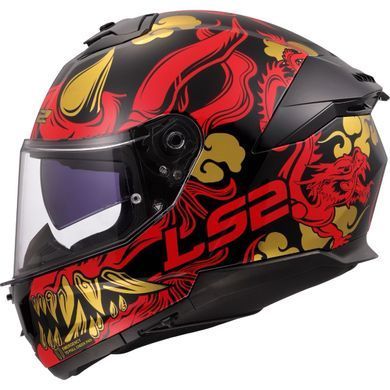 Мотошлем LS2 FF808 Stream 2 Drako Black Red L