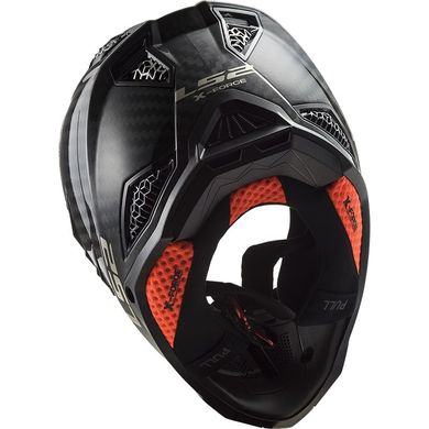 Мотошлем LS2 MX703 C X-Force Gloss Carbon M