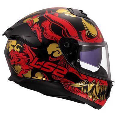 Мотошлем LS2 FF808 Stream 2 Drako Black Red L