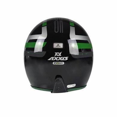 Мотошлем AXXIS HORNET SV Old Style B6 Green XXL