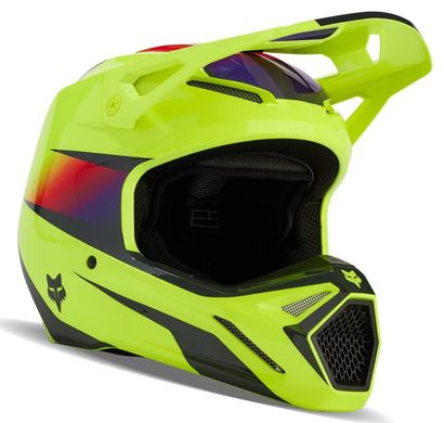 Мотошлем FOX V1 FLORA HELMET Yellow L