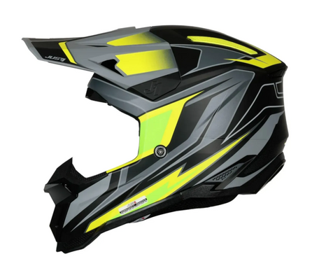 Мотошолом Just1 J40 Speed Yellow Fluo-Black S