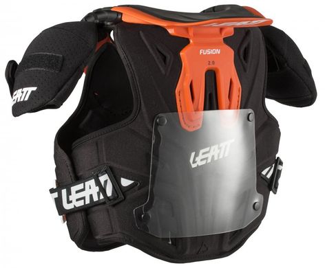 Детская защита тела LEATT Fusion vest 2.0 Jr Orange YXXL