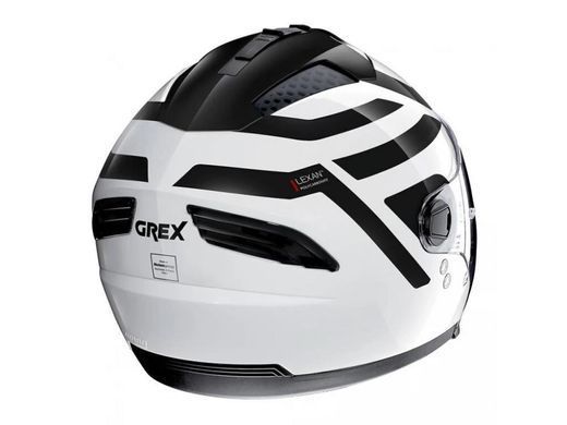 Мотошолом Grex G4.2 PRO CROSSROAD N-COM White-Black XS