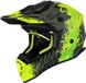 Мотошлем Just1 J38 Mask Fluo Yellow Black Green - Matt S