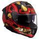 Мотошлем LS2 FF808 Stream 2 Drako Black Red L