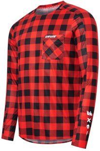 Джерсі USWE Flannel Jersey Flame Red M