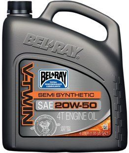 Масло моторне Bel-Ray V-TWIN Semi-Syntetic Engine Oil 4л, 20w-50