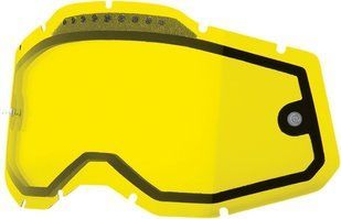 Лінза 100% RC2/AC2/ST2 Dual Vented Replacement Lens - Yellow, Dual Colored Lens