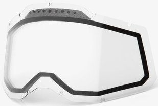 Лінза 100% RC2/AC2/ST2 Dual Vented Lens - Clear, Dual Clear Lens