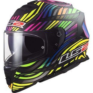 Мотошлем LS2 FF800 Storm 2 Power Matt Black Rainbow L
