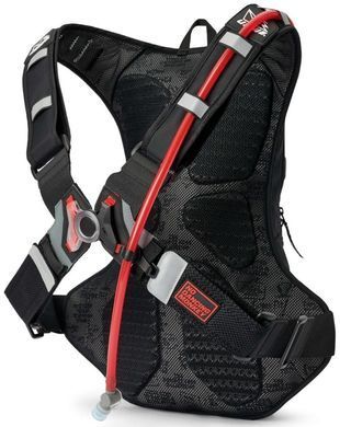 Рюкзак USWE MOTO HYDRO 12L Hydration Pack - Adventure Black Large