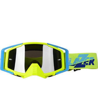 Мотоочки LAZER Goggle Race Style Yellow Fluo - Mirror Silver Lens