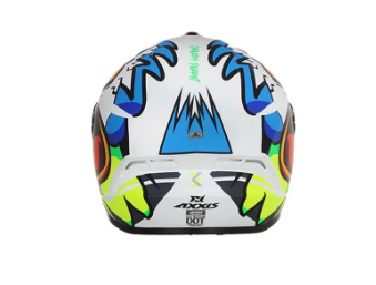 Мотошлем AXXIS DRAKEN S Parrot A1 Matt White XL