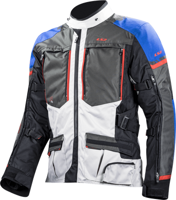 Мотокуртка LS2 Norway Man Jacket Blue Black Grey Red L