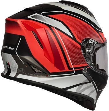 Мотошолом Origine Dinamo Galaxy Fluo Red - Black - Matt L