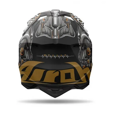 Мотошолом AIROH WRAAAP CYBORG matt M