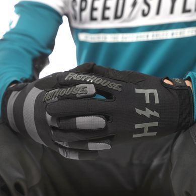 Перчатки FASTHOUSE Speed Style Akin , Black/Gray - 2X