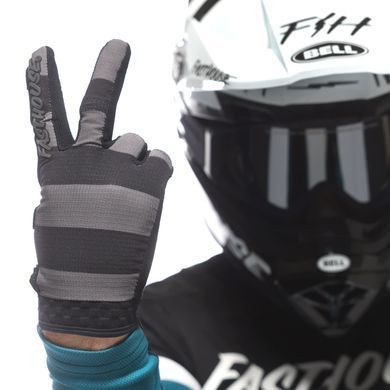 Перчатки FASTHOUSE Speed Style Akin , Black/Gray - 2X
