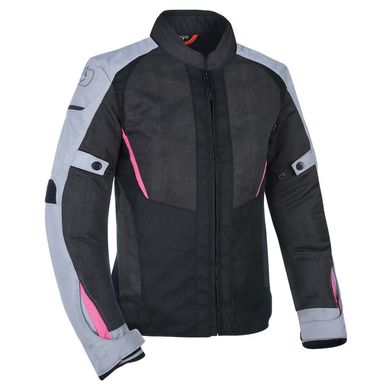 Мотокуртка Oxford Iota 1.0 WS Air Jkt Black / Grey / Pink L