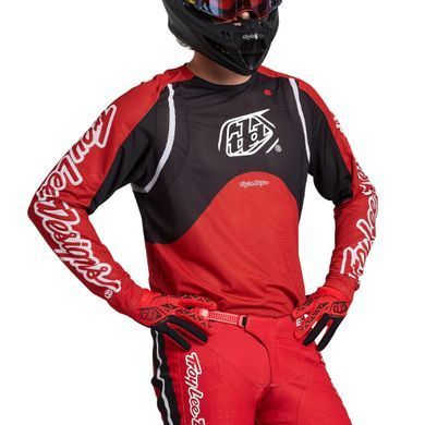 Мото джерсі TLD SE PRO AIR JERSEY PINNED Red LG